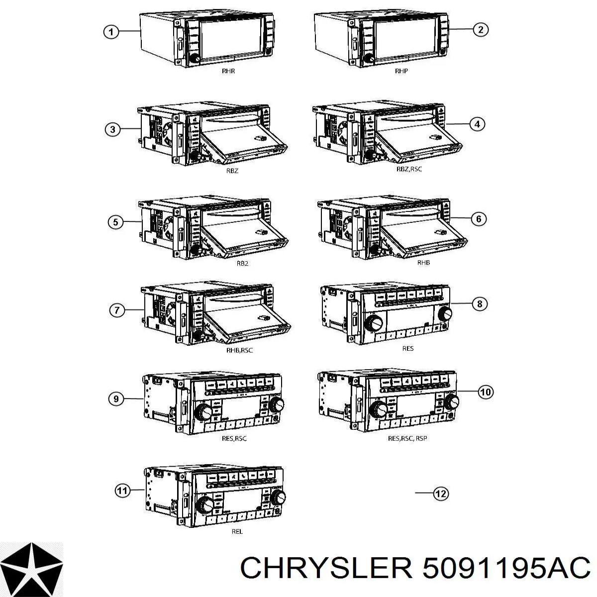 Купити 05091195AC Chrysler 