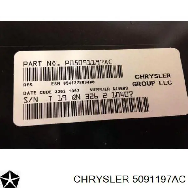 Магнітола (радіо AM/FM) Chrysler 5091197AF ціна, від 25.34 USD