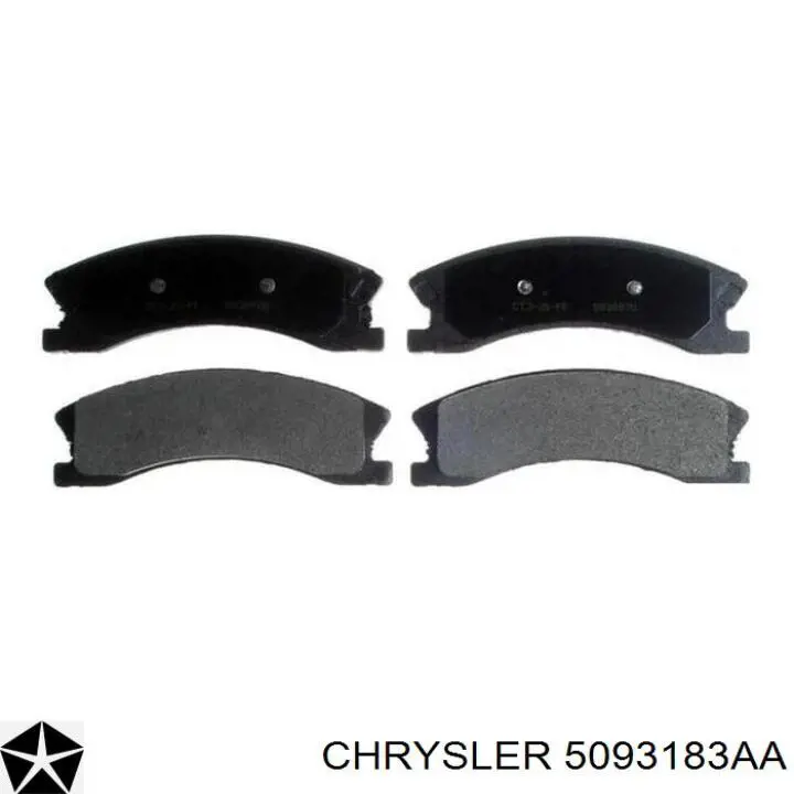 Купити 5093183AA Chrysler Колодки гальмівні передні, дискові