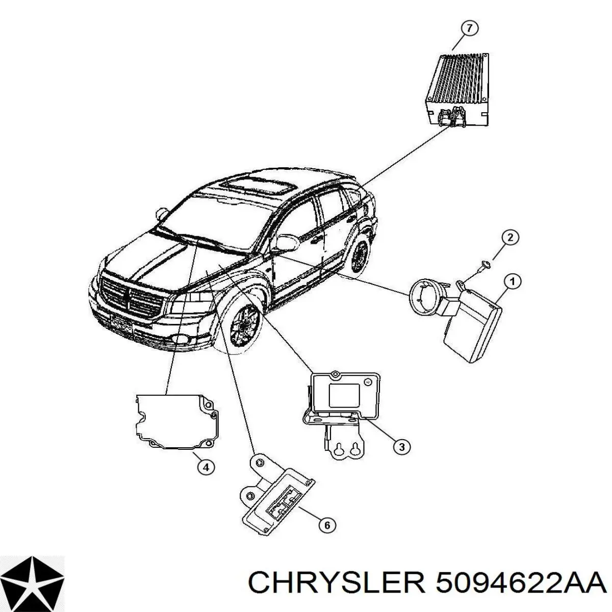 Купити 5094621AH Chrysler 