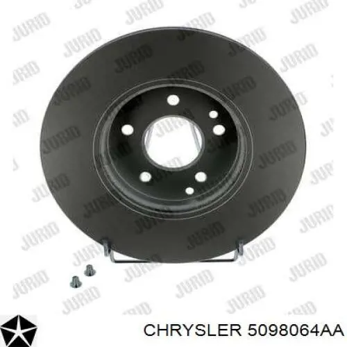 5098064AA Chrysler диск гальмівний передній