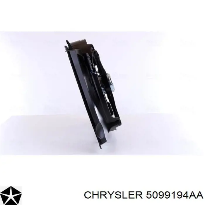 5099194AA Chrysler електровентилятор охолодження в зборі (двигун + крильчатка)
