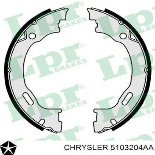 Купити 5103204AA Chrysler Гальмівні колодки гальма стоянки