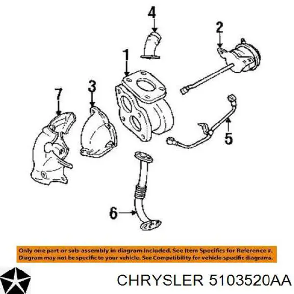  Chrysler 05103520AB ціна, від 12.65 USD