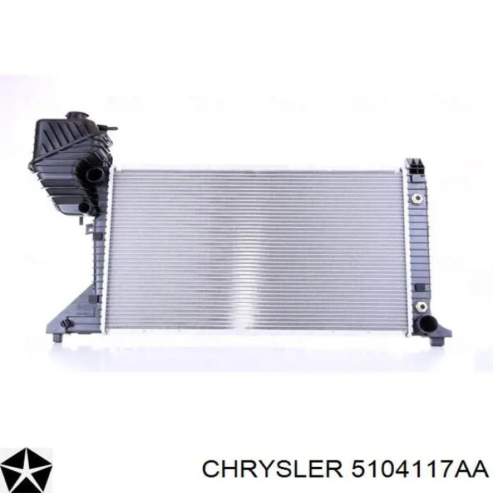 Купити 5104117AA Chrysler Радіатор двигуна