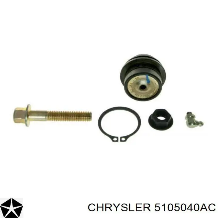 5105040AC Chrysler Важіль передньої підвіски нижній, правий