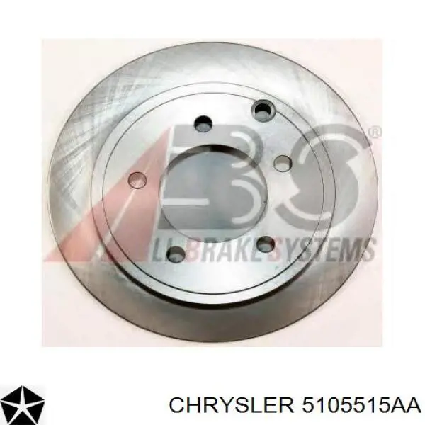 Купити 5105515AA Chrysler Диск заднього гальма