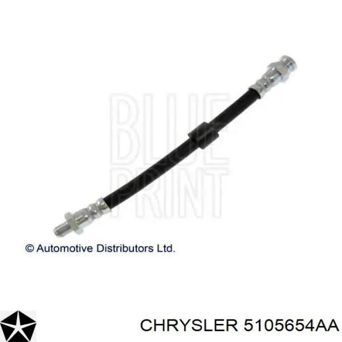 Шланг гальмівний задній Chrysler 5105654AA ціна, від 10.18 USD