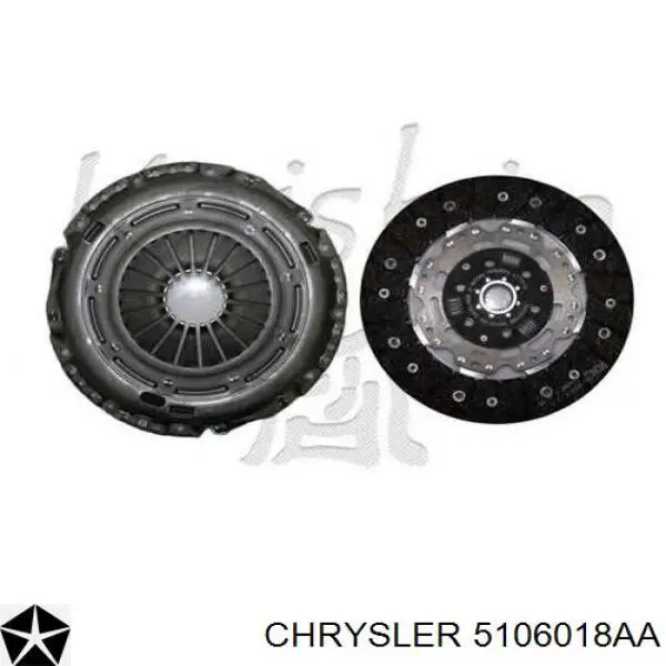 Комплект зчеплення (3 частини) Chrysler 5106018AA ціна, від 468.77 USD