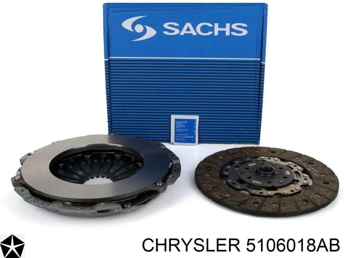 Комплект зчеплення (3 частини) Chrysler 5106018AB ціна, від 655.00 USD