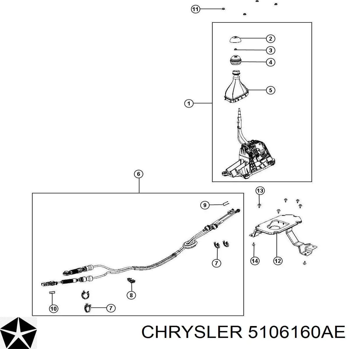  5106160AC Chrysler