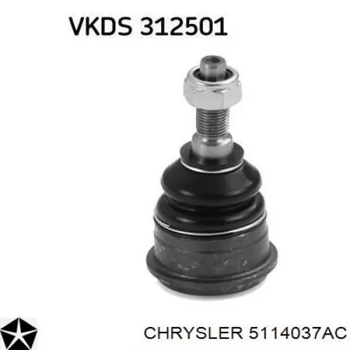 5114037AC Chrysler Кульові на авто
