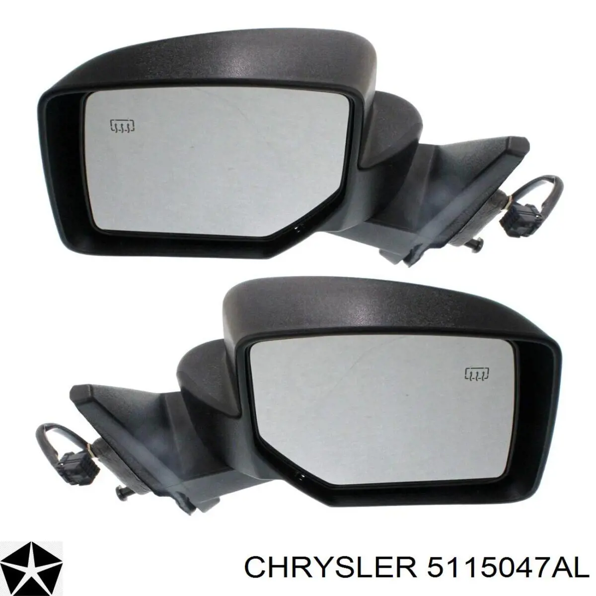 5115047AK Chrysler Дзеркало заднього виду, ліве