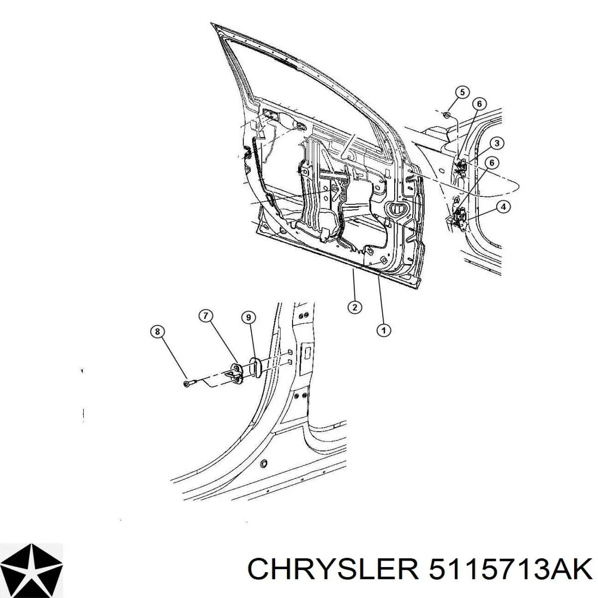  5115713AK Chrysler