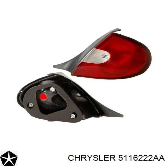 Задні ліхтарі Chrysler 5116222AA ціна, від 31.90 USD