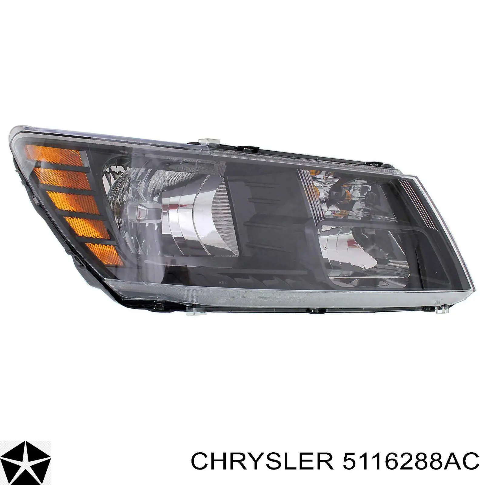 Фара правая Chrysler 5116288AC ціна, від 99.56 USD