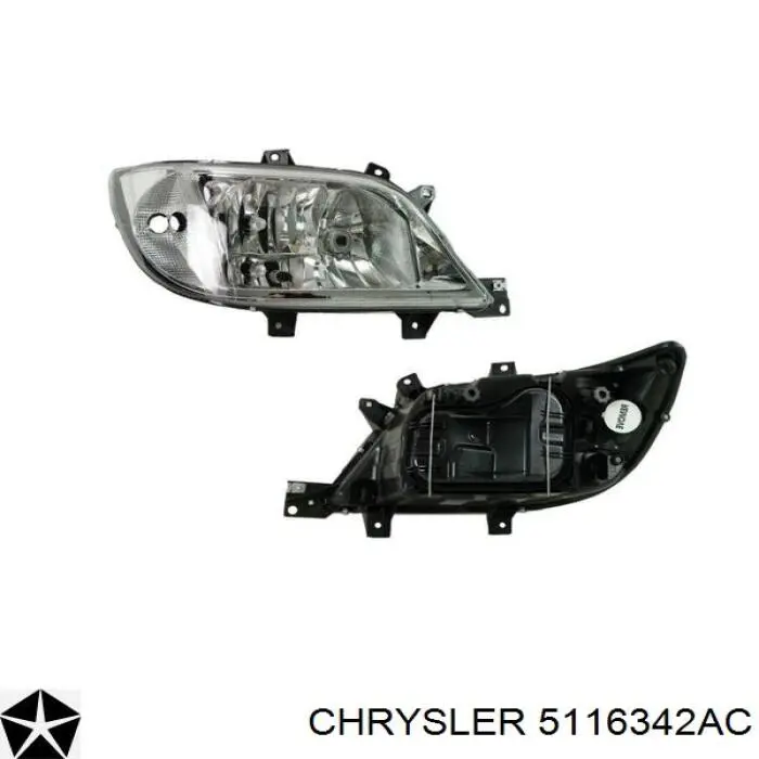 Фара права 5116342AC Chrysler