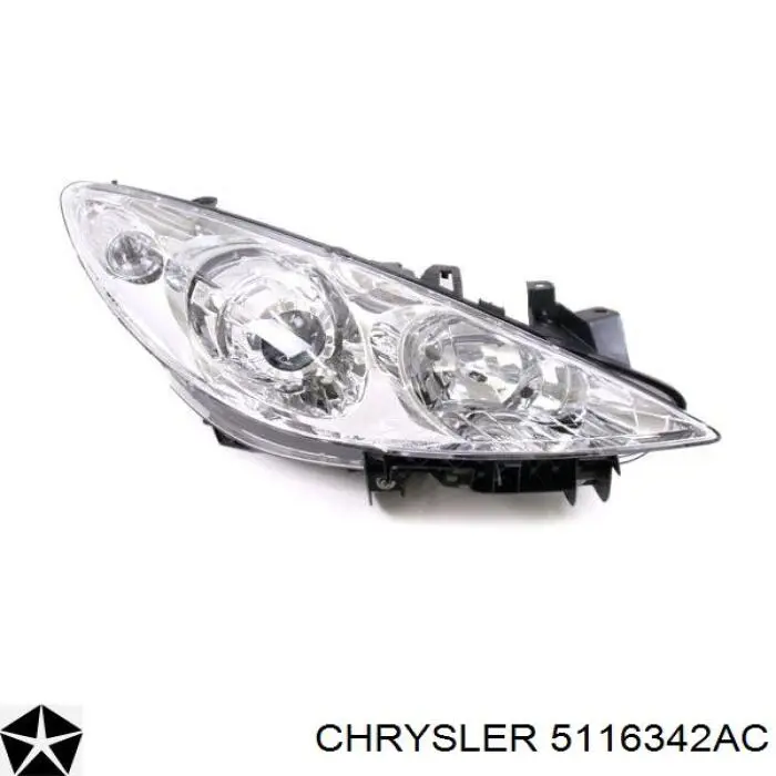 Фара правая Chrysler 5116342AC ціна, від 75.35 USD