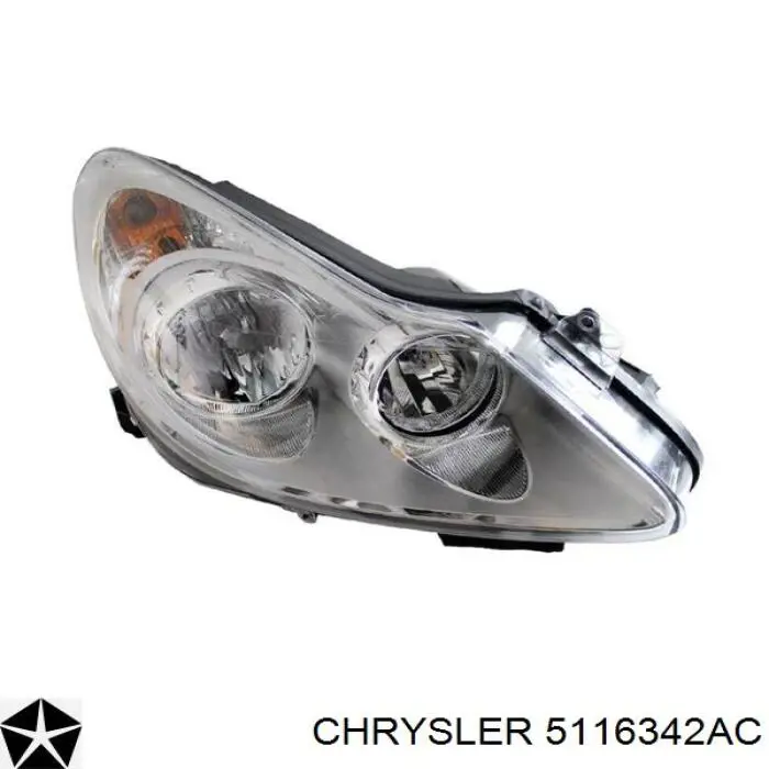 Фара права 5116342AC Chrysler
