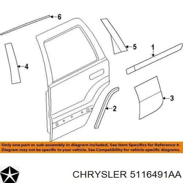  Chrysler 5116491AA ціна, від 12.39 USD