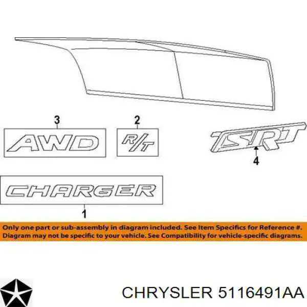 Купити 5116491AA Chrysler 
