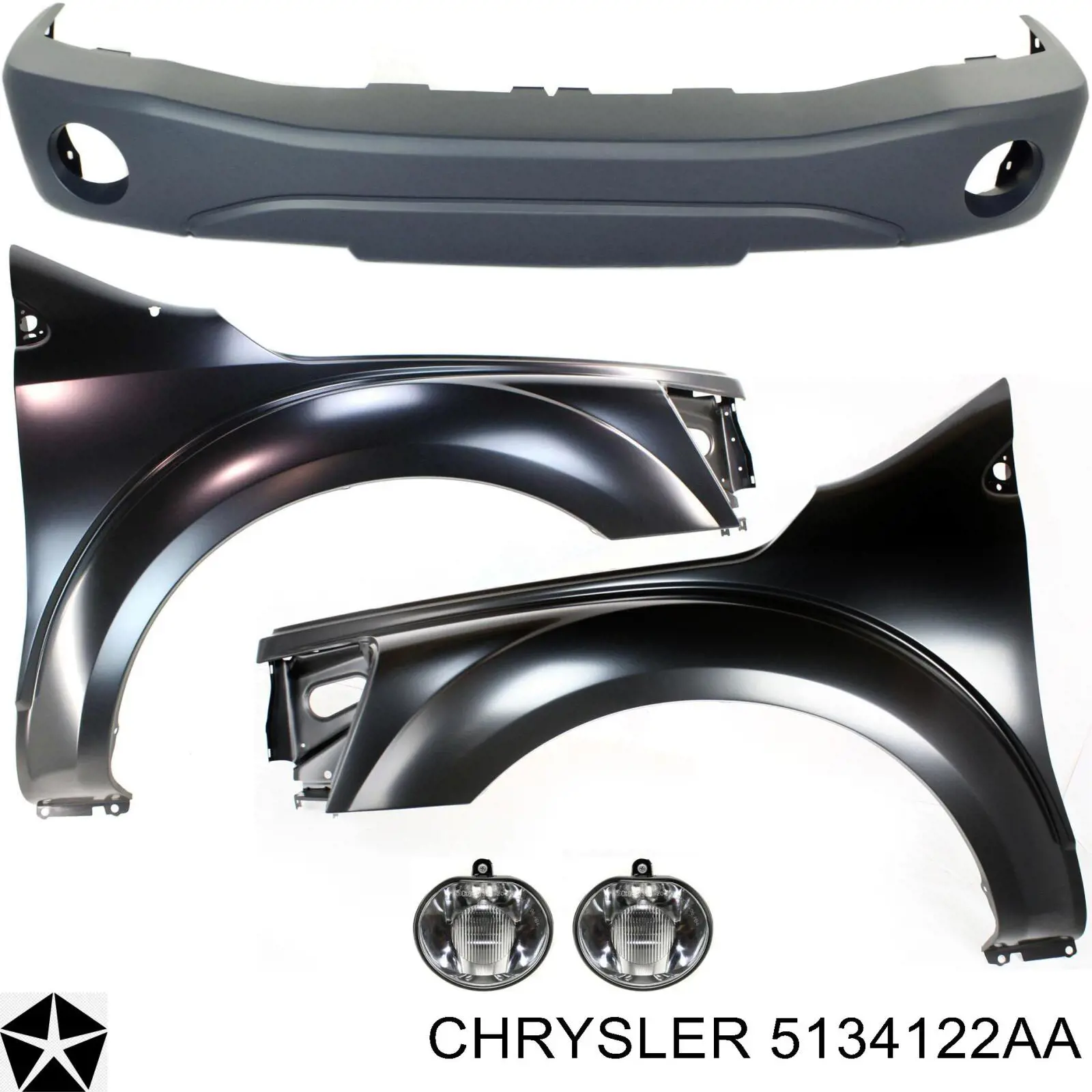 Купити 5134122AA Chrysler Крила