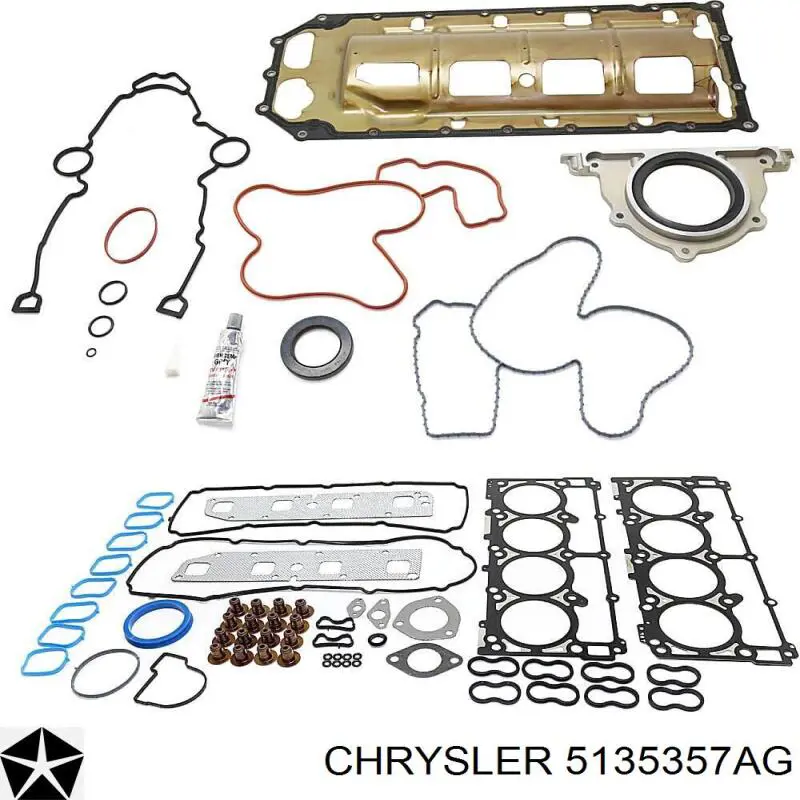 Купити 5135357AG Chrysler Комплект прокладок двигуна, верхній