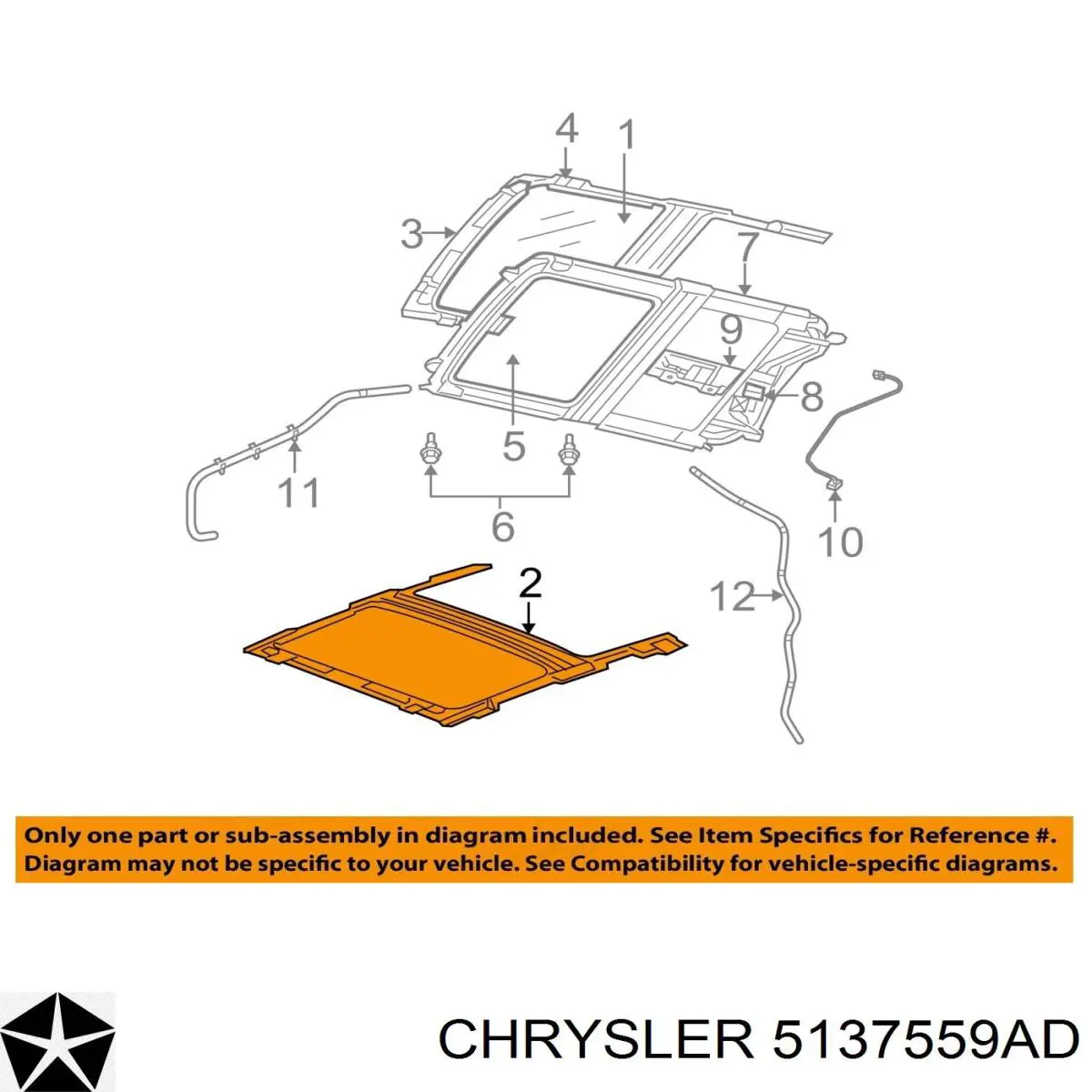  Chrysler 5137559AD ціна, від 65.11 USD