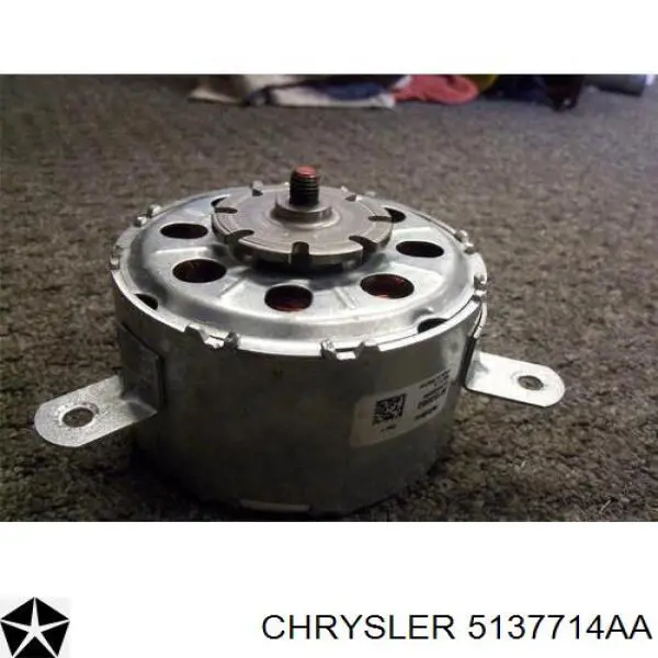 5137714AA Chrysler Мотор вентилятора системи охолодження, лівий