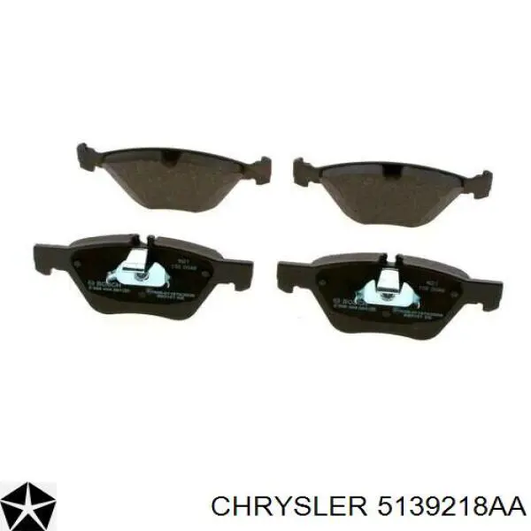 Купити 5139218AA Chrysler Колодки гальмівні передні, дискові