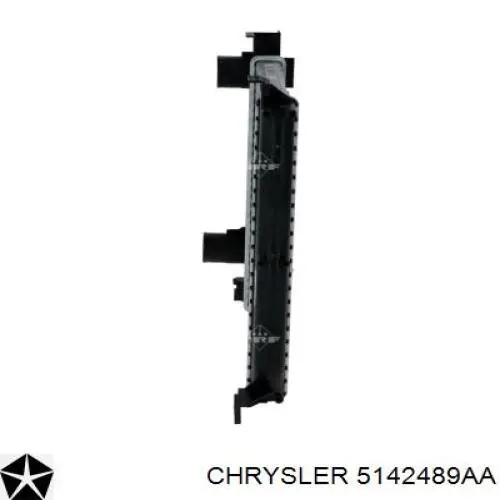 Радіатор интеркуллера 5142489AA Chrysler