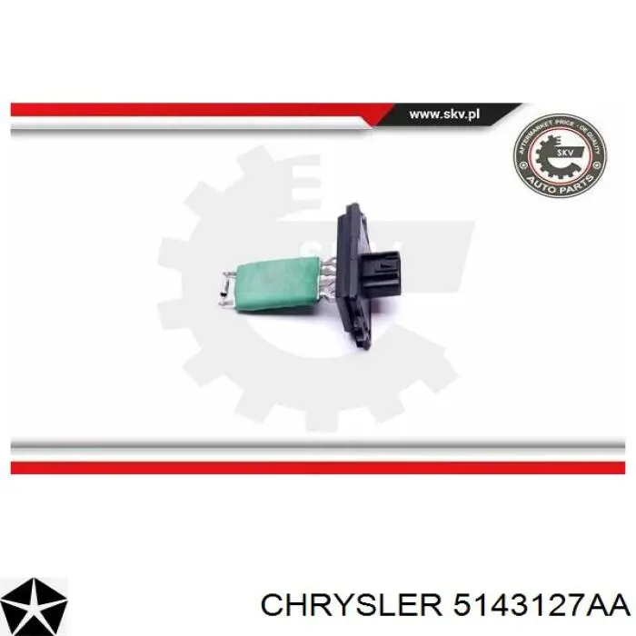 5143127AA Chrysler Регулятор оборотів пічки