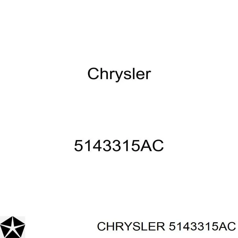  5143315AC Chrysler