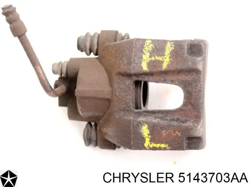 Супорт гальмівний задній лівий Chrysler 5143703AA ціна, від 45.30 USD