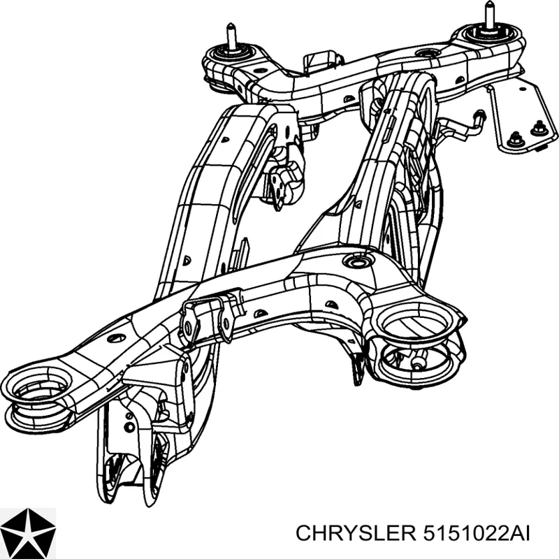5151022AI Chrysler балка задньої підвіски, підрамник
