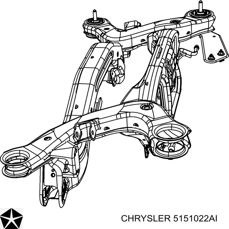 Купити 5151022AI Chrysler Балка задньої підвіски, підрамник