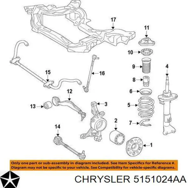 Купити 5151024AA Chrysler 