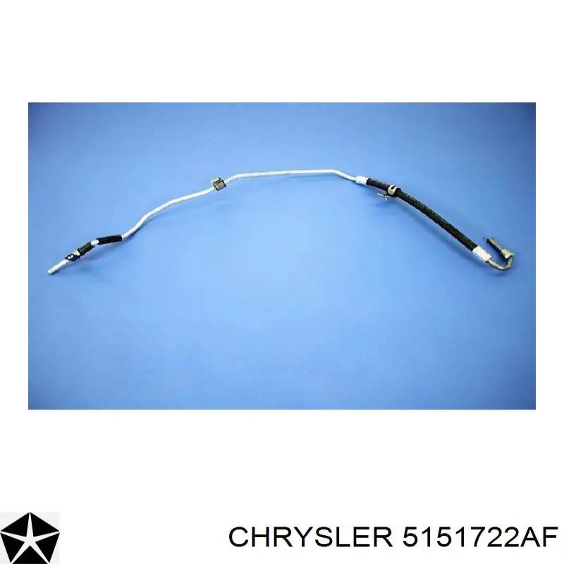 Шланг ГПК, низького тиску, від рейки/механізму до бачка Chrysler 5151722AF ціна, від 37.58 USD