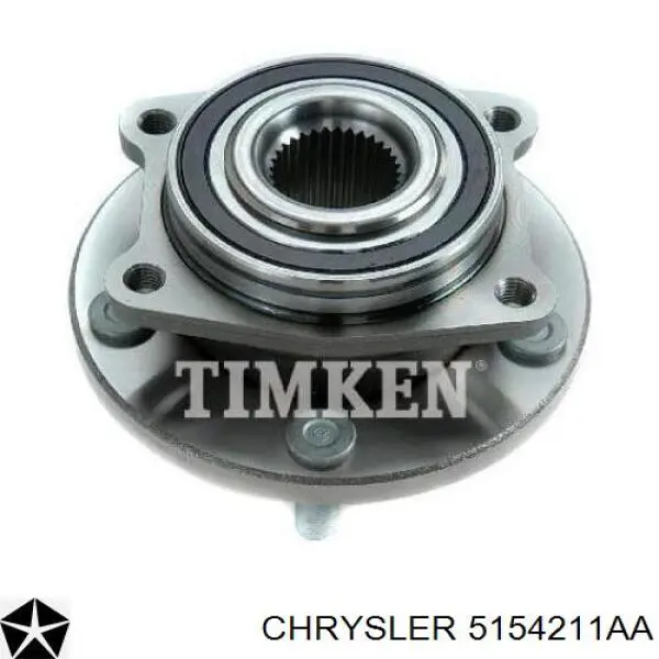 Маточина колеса передня Chrysler 5154211AA ціна, від 82.40 USD