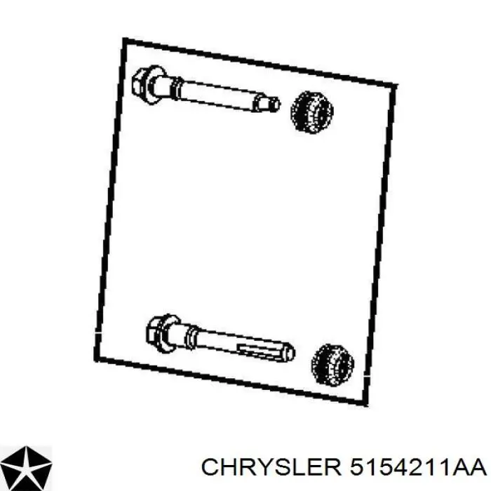 Купити 5154211AA Chrysler Маточини передніх коліс