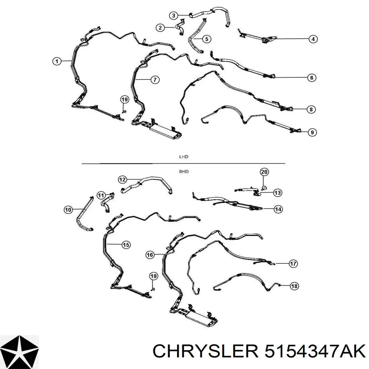  K05154347AG Fiat/Alfa/Lancia