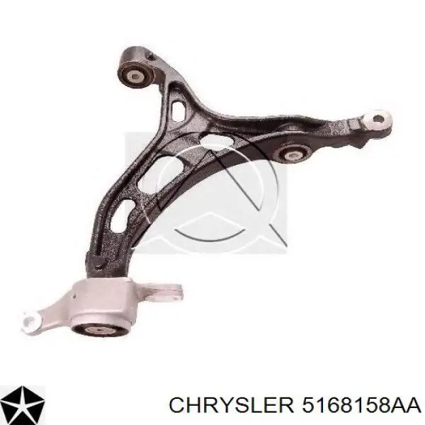 Важіль передньої підвіски нижній, правий Chrysler 5168158AA ціна, від 87.53 USD