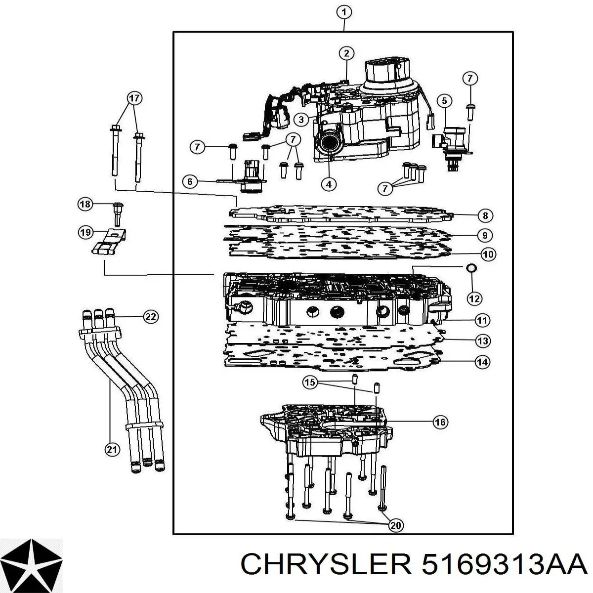 Купити 5169313AA Chrysler Соленоїд АКПП