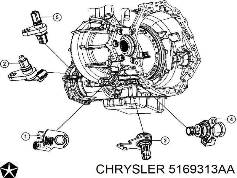 Соленоїд АКПП 5169313AA Chrysler