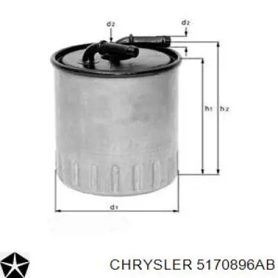 Паливний фільтр 5170896AB Chrysler