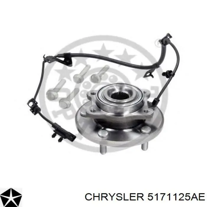 5171125AE Chrysler Маточина задня ліва