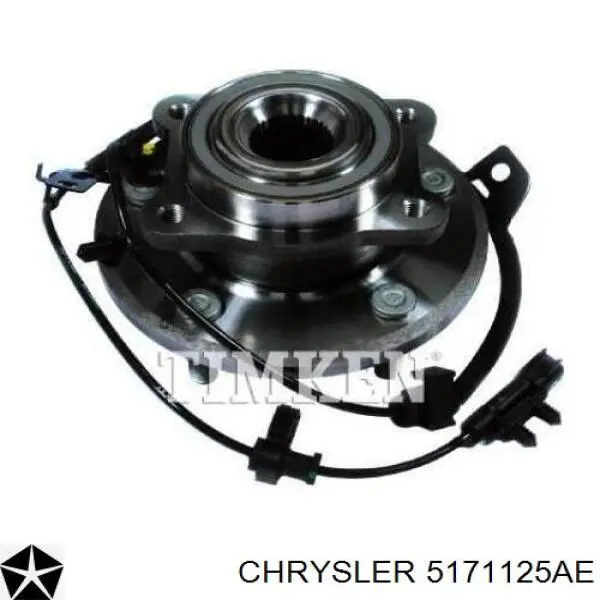 Купити 5171125AE Chrysler Маточина задня ліва