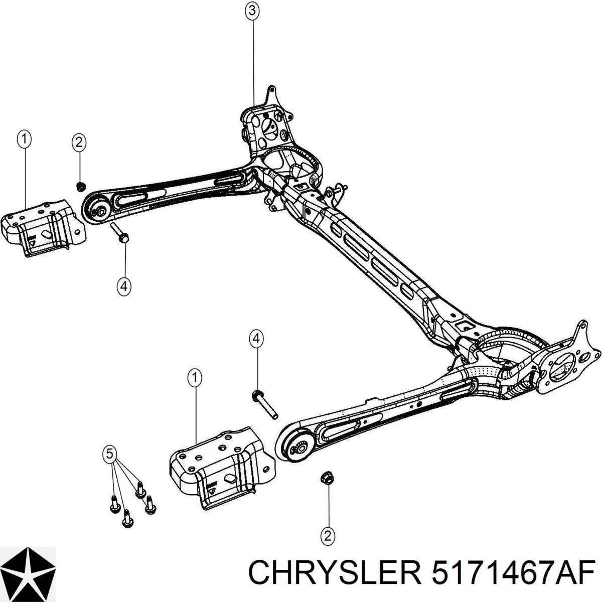 5171467AF Chrysler Підвіска задня