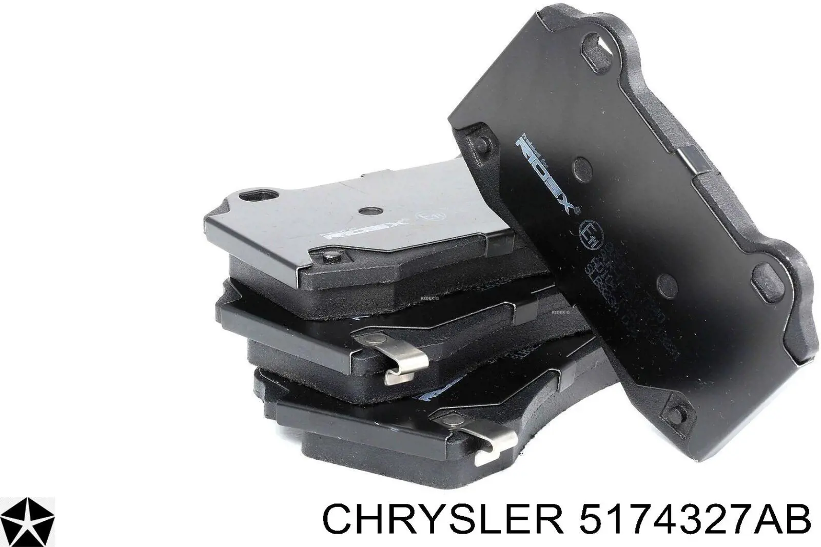 Задні гальмівні колодки Chrysler 5174327AB ціна, від 35.63 USD