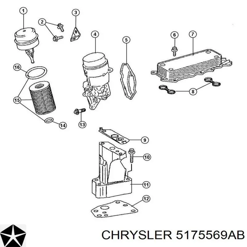 Купити 5175569AA Chrysler 